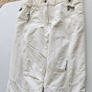 Obermeyer snowboarding Snow Ski Pants Womens Size 6 | White | Outdoor Insulated